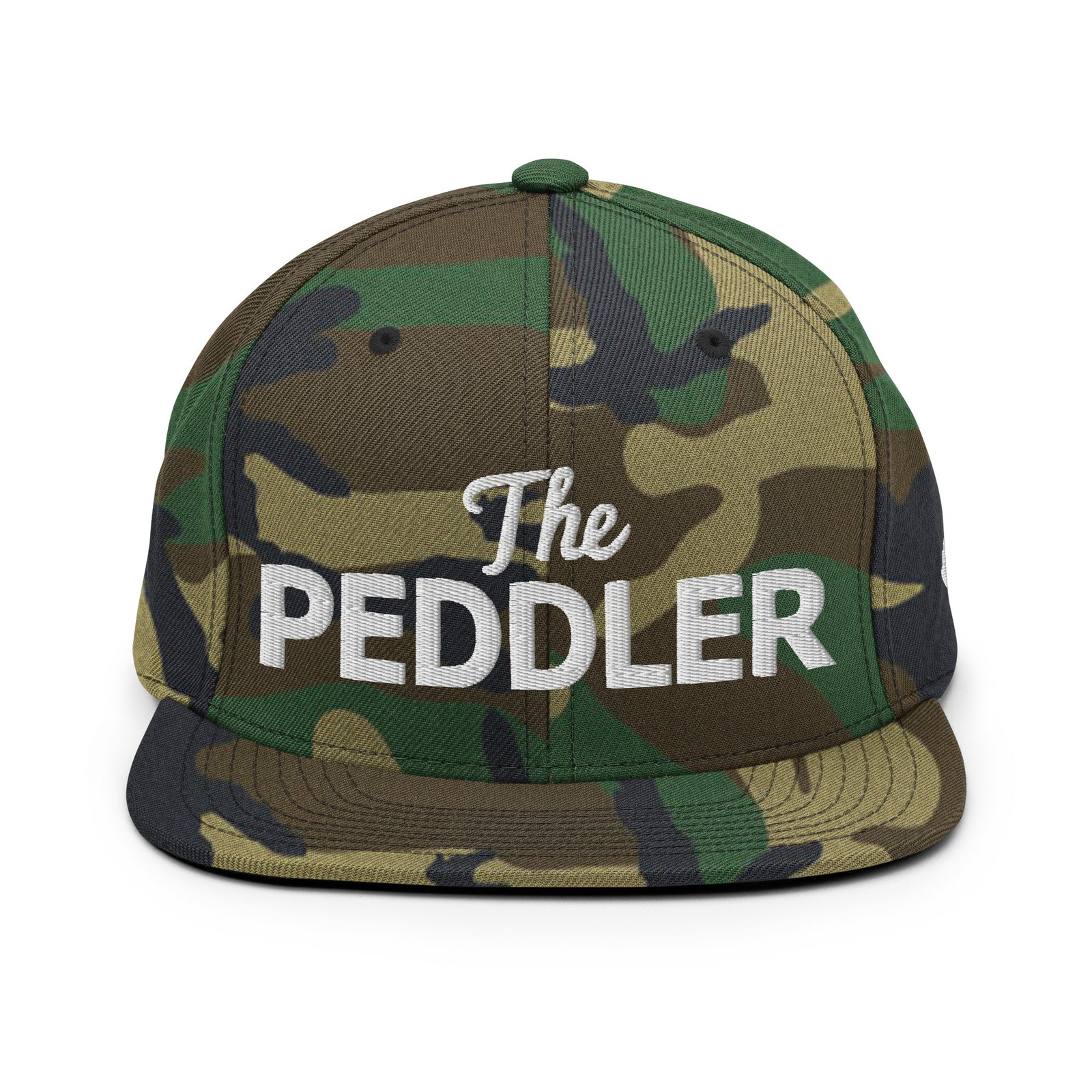 Premium Logo Snapback - Camo & White
