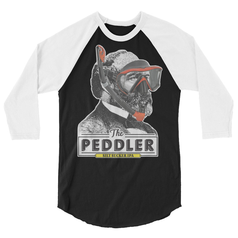Silt Sucker Snorkel - Baseball Tee - Adult Unisex