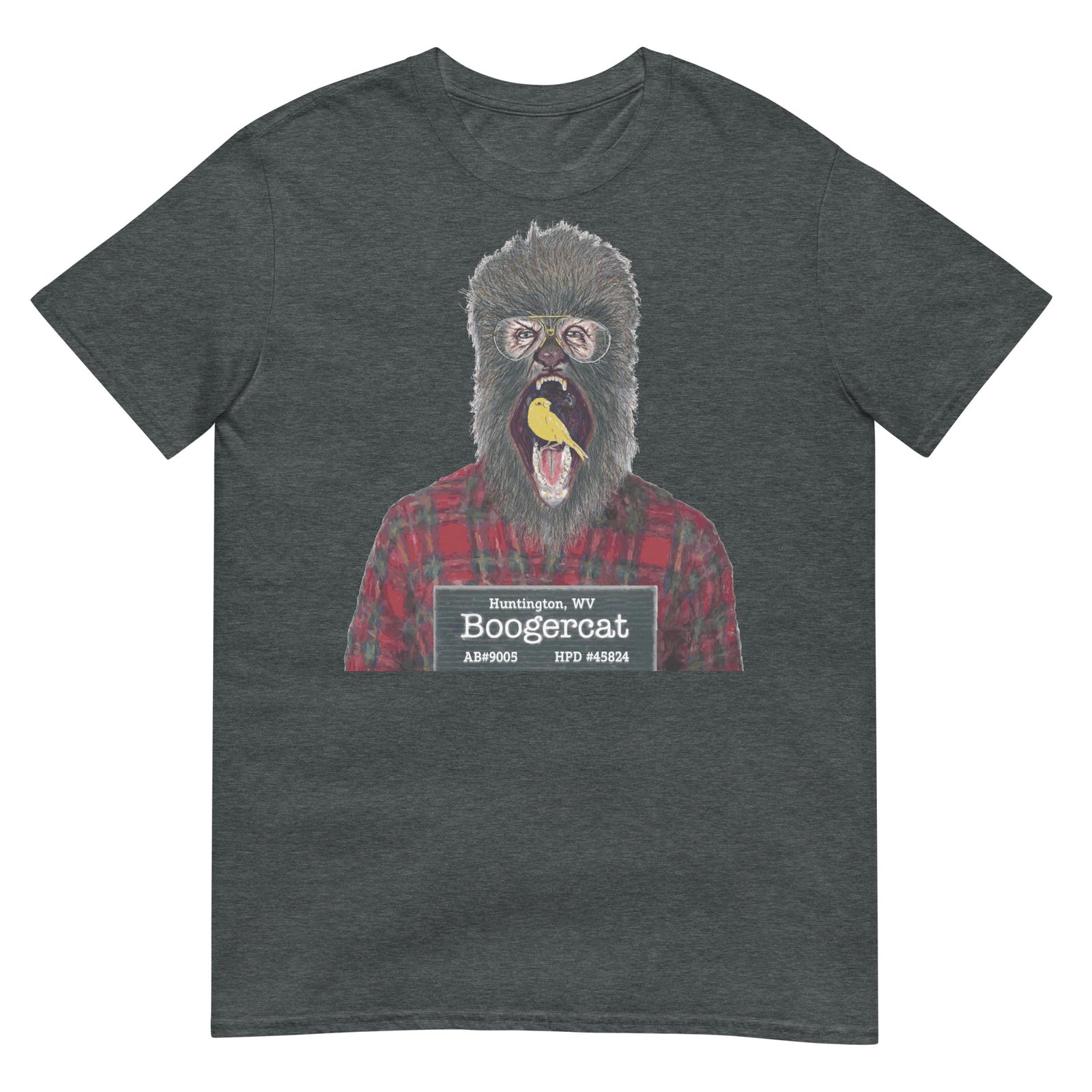 Boogercat Mugshot - Softstyle T-Shirt - Adult Unisex